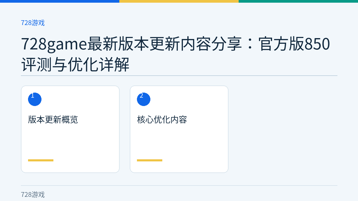 728game最新版本更新内容分享：官方版850评测与优化详解文章内容示意图
